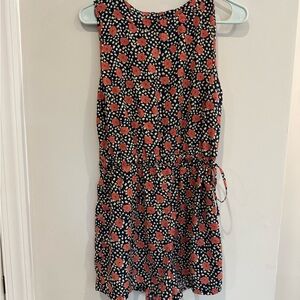 Urban Outfitters Brand Kimchi Blue Navy and Pink Floral Romper